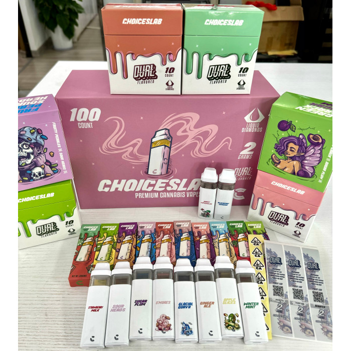 Вейп-пристрій порожній одноразовий Choise Labs Disposable Vape Pen (Двокамерний 1мл+1мл)