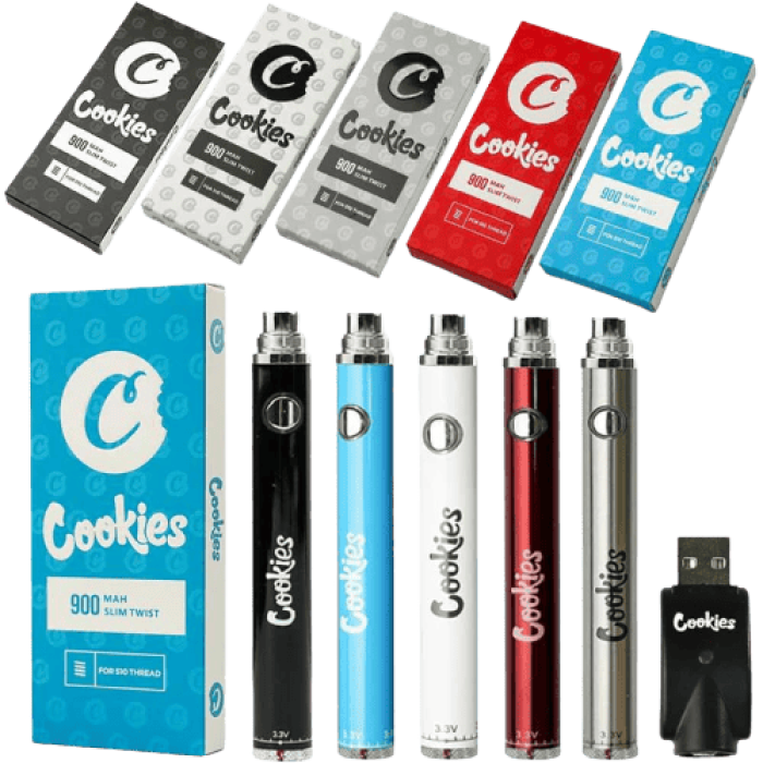 Аккумулятор для Вейп-картріджа Cookies Adjustable 510 Battery 900mAh