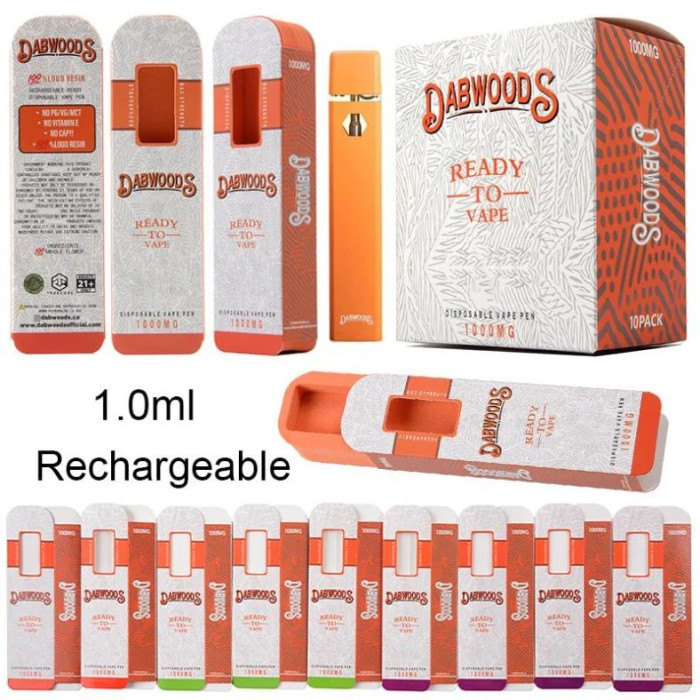Вейп-пристрій порожній одноразовий Dabwoods Disposable Vape Pen (1мл)