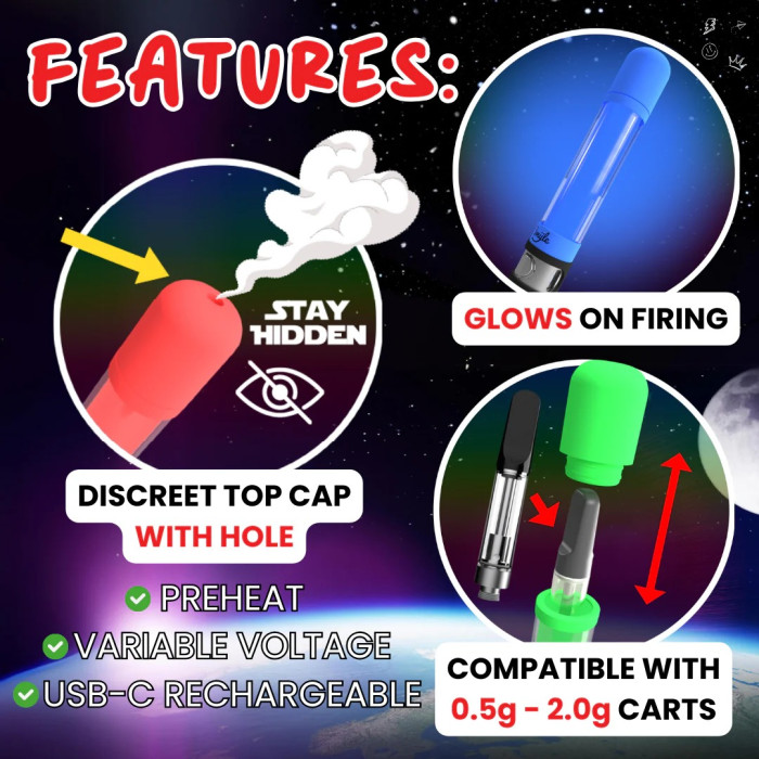 Аккумулятор Danksaber Penjamin 510 у формі світлового меча