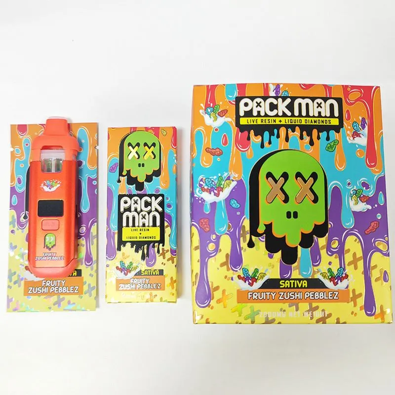 Одноразова вейп ручка Packman 2 мл з дисплеєм фото 3